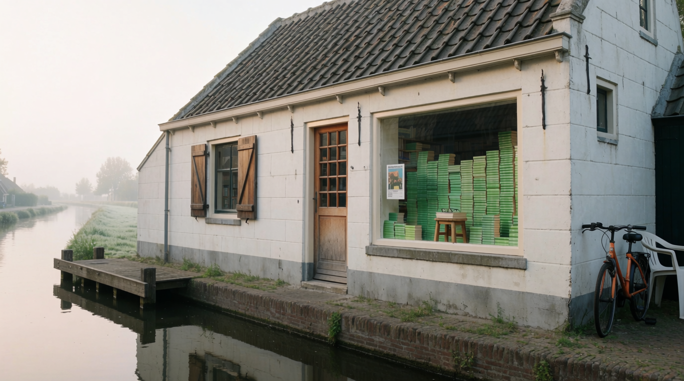 Canal Bookshop Morning example preview