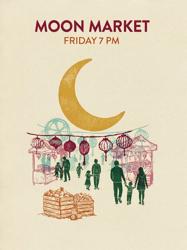 Moon Market Poster example preview