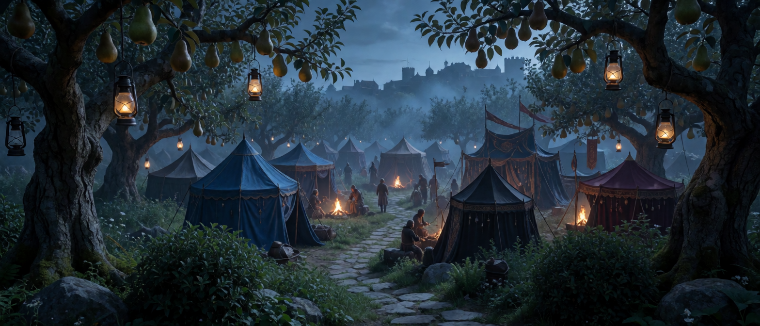 Moonlit orchard court example preview