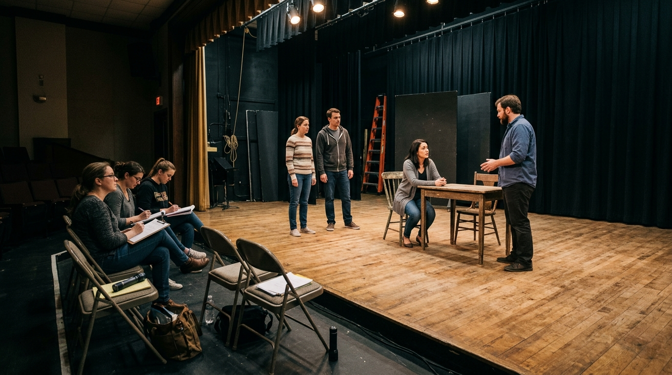 Theater rehearsal example preview